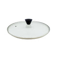 KOMAN 28cm Stainless Steel Glass Lid with Bakelite Handle - Clear