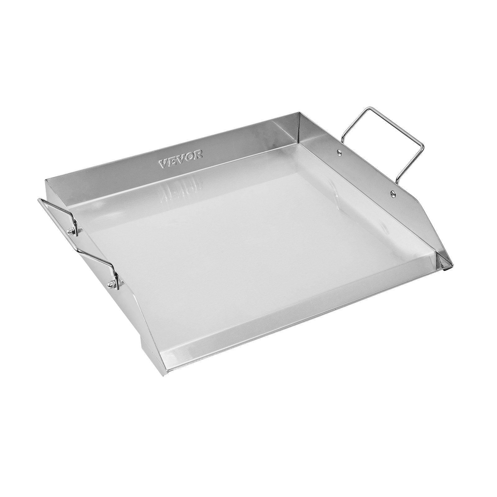 Stainless Steel Griddle, 18x16 inch Universal Flat Top Rectangular Plate, Gas Grill Griddle for BBQ Grill, Teppanyaki, Portable Family Cookware with Handle, for Camping Tailgating Party - Outdoor Recreation > Boating > Paddles & Oars - Rivercity House & Home Co. (ABN 18 642 972 209) - Affordable Modern Furniture Australia