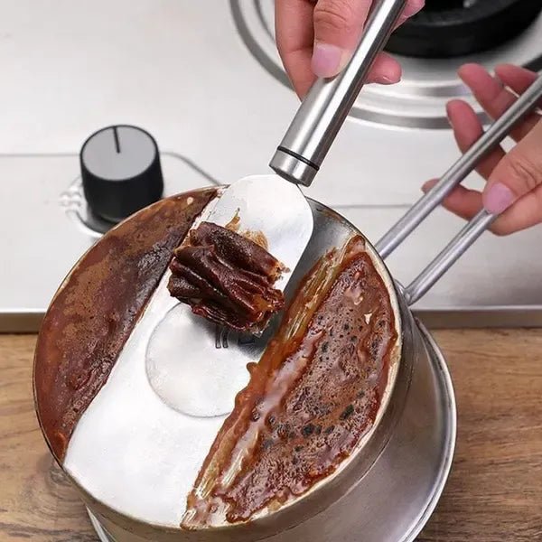 Stainless Steel Kitchen Cleaning Scraper Set with Wide Spatula Blades for Grills, Stovetops, Refrigerators, Ice, and Burnt-On Food - Home & Garden > Kitchenware > Kitchen Utensils - Rivercity House & Home Co. (ABN 18 642 972 209) - Affordable Modern Furniture Australia