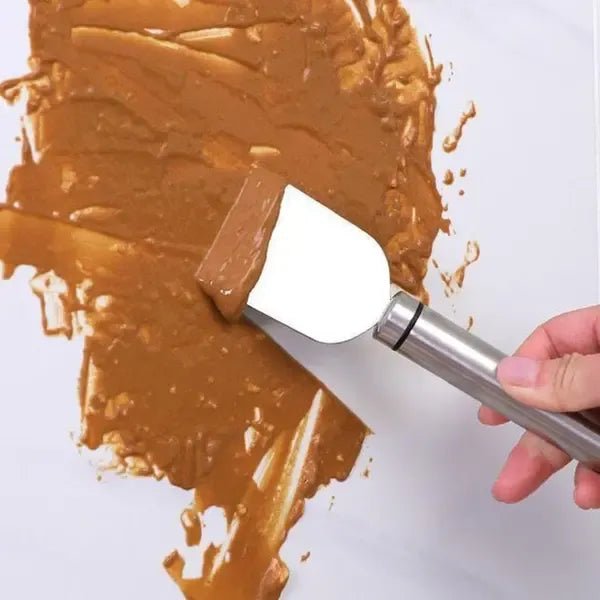 Stainless Steel Kitchen Cleaning Scraper Set with Wide Spatula Blades for Grills, Stovetops, Refrigerators, Ice, and Burnt-On Food - Home & Garden > Kitchenware > Kitchen Utensils - Rivercity House & Home Co. (ABN 18 642 972 209) - Affordable Modern Furniture Australia