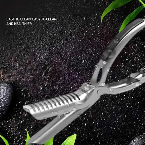 Stainless Steel Rib Membrane Remover Tool with Curved Blade and Non-Slip Handle - Silver - Home & Garden > BBQ > BBQ Tools - Rivercity House & Home Co. (ABN 18 642 972 209) - Affordable Modern Furniture Australia