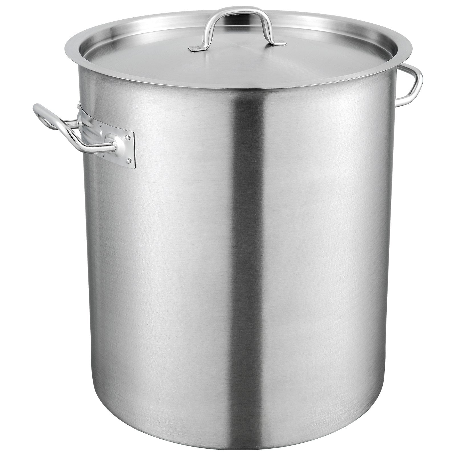 Stainless Steel Stockpot, 42 Quart Large Cooking Pots, Multipurpose Cookware Sauce Pot with Lid & Handle, Heavy Duty Commercial Grade Stock Pot, Sanding Treatment, for Large Groups Events Silver - Appliances > Kitchen Appliances > Food Warmers & Chafing Dishes - Rivercity House & Home Co. (ABN 18 642 972 209) - Affordable Modern Furniture Australia