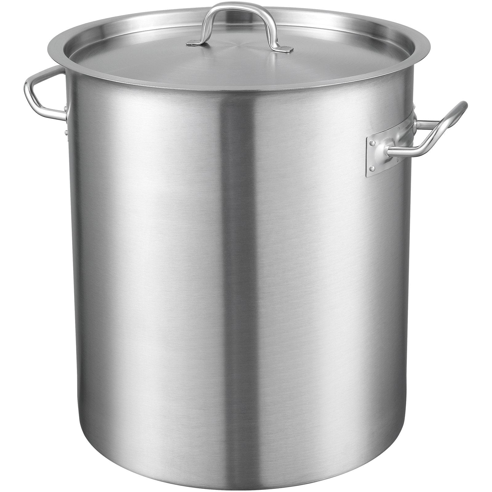 Stainless Steel Stockpot, 42 Quart Large Cooking Pots, Multipurpose Cookware Sauce Pot with Lid & Handle, Heavy Duty Commercial Grade Stock Pot, Sanding Treatment, for Large Groups Events Silver - Appliances > Kitchen Appliances > Food Warmers & Chafing Dishes - Rivercity House & Home Co. (ABN 18 642 972 209) - Affordable Modern Furniture Australia