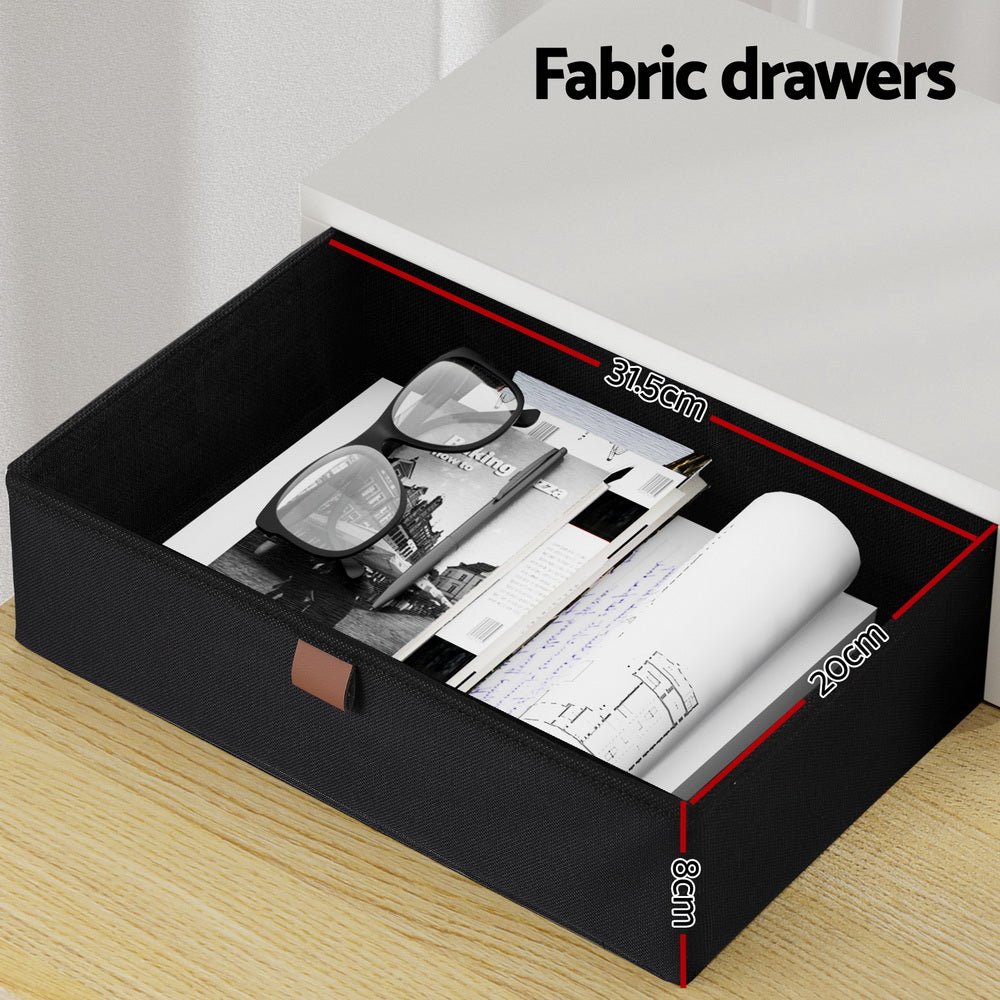 Standing Desk Desktop Storage Rack Shelf Removable Bookshelf Drawer 120cm - Furniture > Office > Desks - Rivercity House & Home Co. (ABN 18 642 972 209) - Affordable Modern Furniture Australia