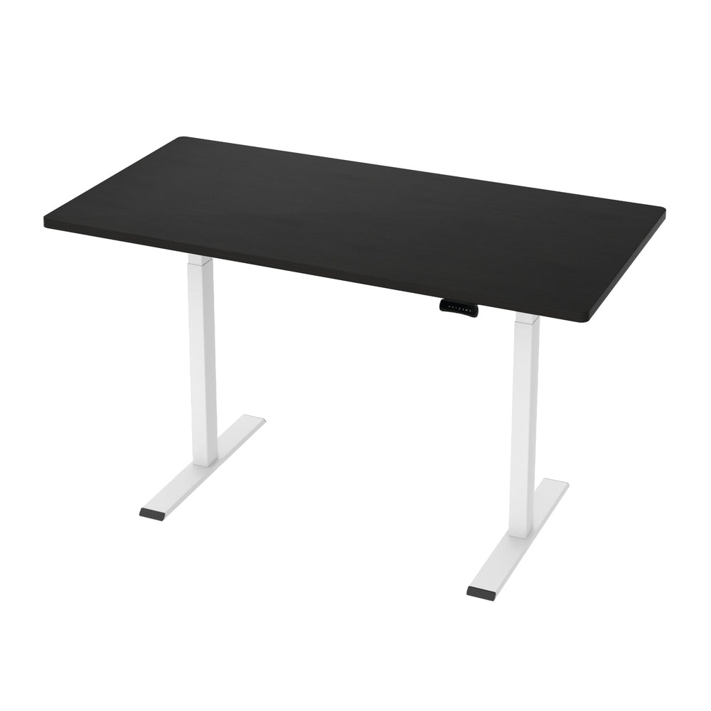 Standing Desk Electric Adjustable Sit Stand Desks White Black 140cm - Furniture > Office - Rivercity House & Home Co. (ABN 18 642 972 209) - Affordable Modern Furniture Australia
