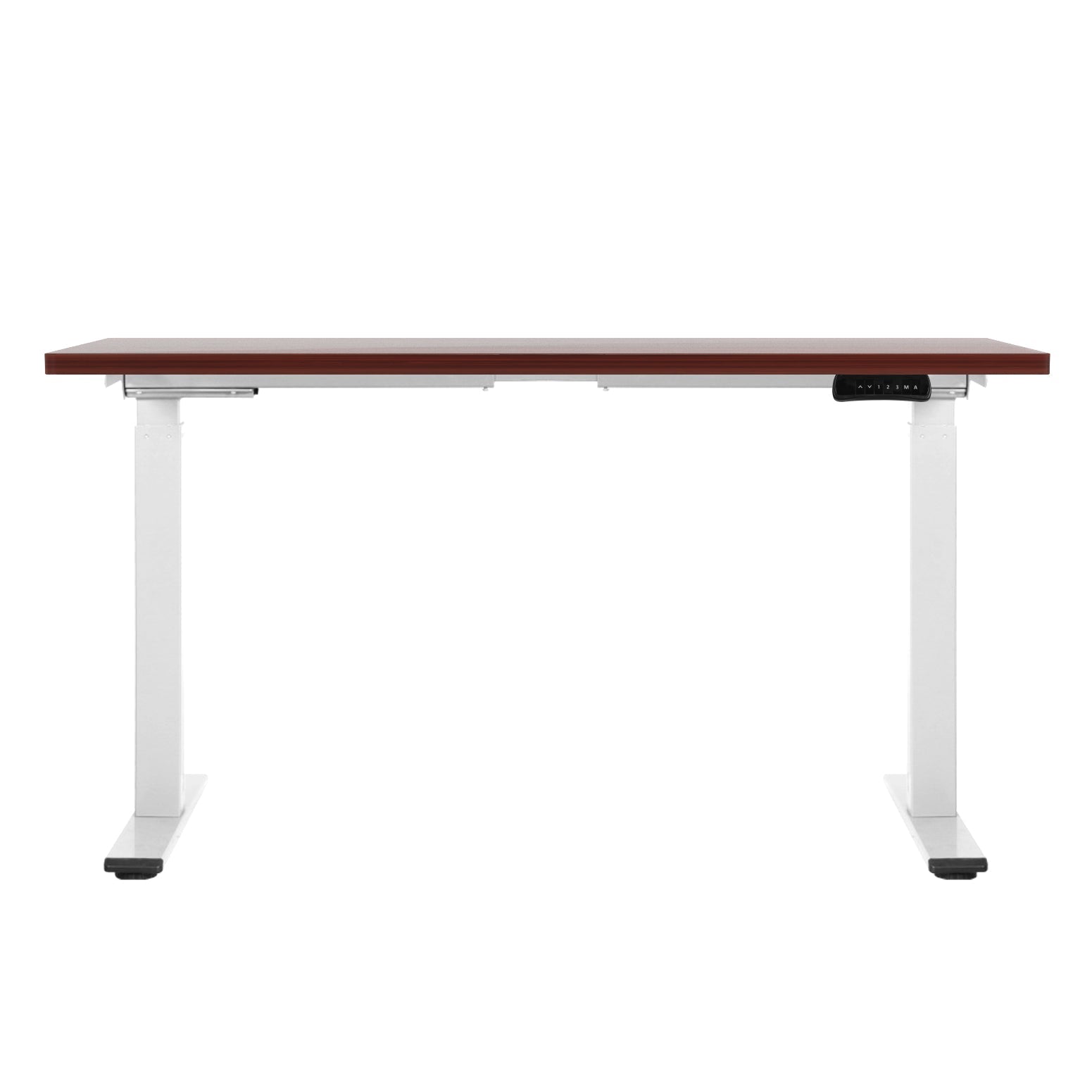 Standing Desk Electric Adjustable Sit Stand Desks White Walnut 140cm - Furniture > Office - Rivercity House & Home Co. (ABN 18 642 972 209) - Affordable Modern Furniture Australia