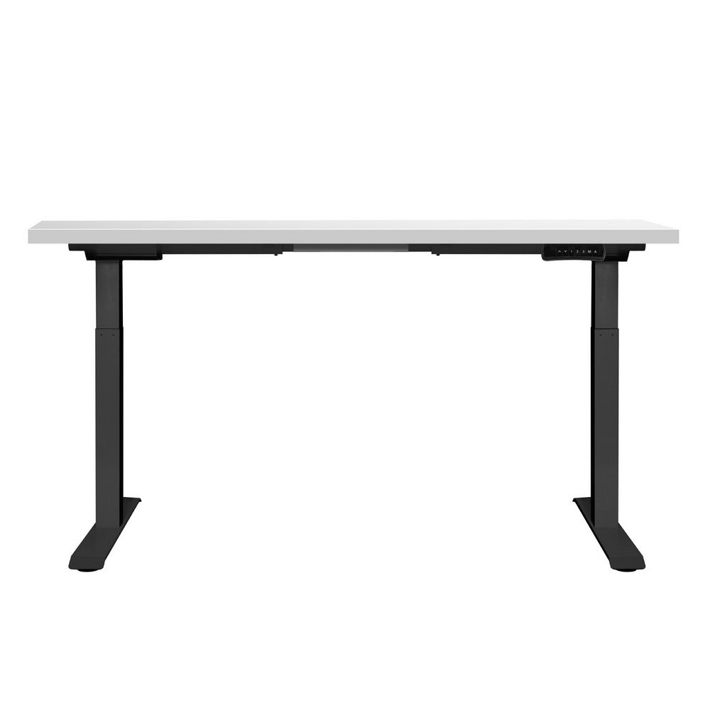 Standing Desk Electric Height Adjustable Sit Stand Desks Black White - Furniture > Office - Rivercity House & Home Co. (ABN 18 642 972 209) - Affordable Modern Furniture Australia