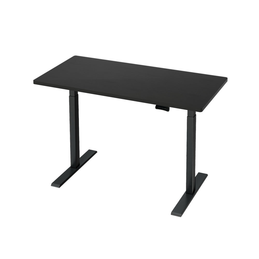 Standing Desk Electric Height Adjustable Sit Stand Desks Table Black - Furniture > Office - Rivercity House & Home Co. (ABN 18 642 972 209) - Affordable Modern Furniture Australia