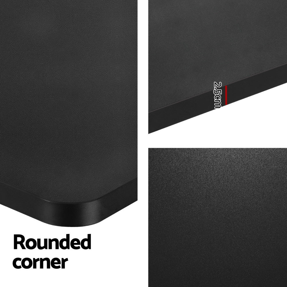 Standing Desk Electric Height Adjustable Sit Stand Desks Table Black - Furniture > Office - Rivercity House & Home Co. (ABN 18 642 972 209) - Affordable Modern Furniture Australia