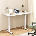 Standing Desk Electric Height Adjustable Sit Stand Desks White 140cm