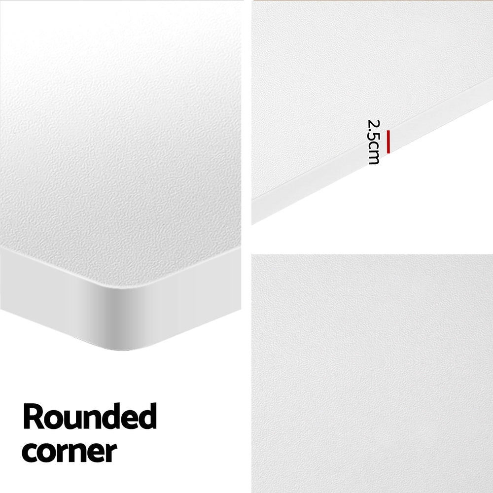 Standing Desk Electric Height Adjustable Sit Stand Desks White 140cm - Furniture > Office - Rivercity House & Home Co. (ABN 18 642 972 209) - Affordable Modern Furniture Australia