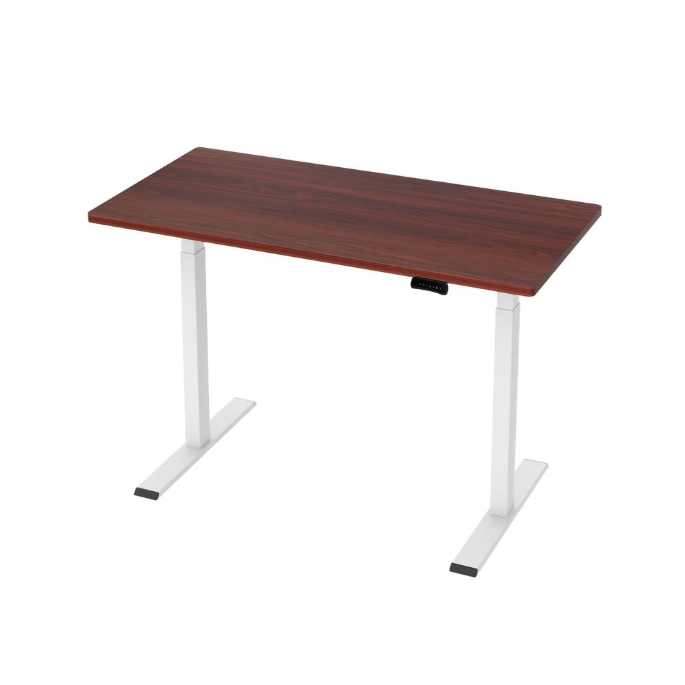 Standing Desk Electric Height Adjustable Sit Stand Desks White Walnut - Furniture > Office - Rivercity House & Home Co. (ABN 18 642 972 209) - Affordable Modern Furniture Australia