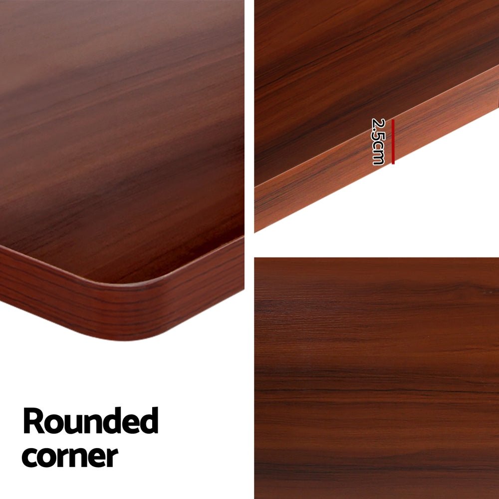 Standing Desk Electric Height Adjustable Sit Stand Desks White Walnut - Furniture > Office - Rivercity House & Home Co. (ABN 18 642 972 209) - Affordable Modern Furniture Australia