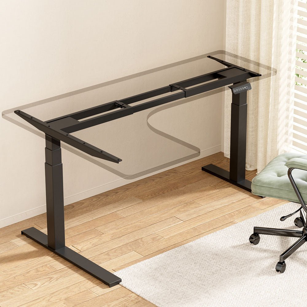 Standing Desk Frame Only L - shape Motorised - Furniture > Office - Rivercity House & Home Co. (ABN 18 642 972 209) - Affordable Modern Furniture Australia