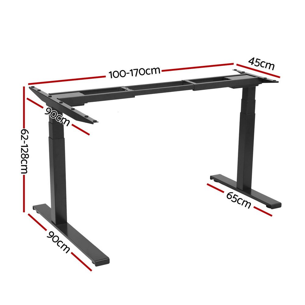 Standing Desk Frame Only L - shape Motorised - Furniture > Office - Rivercity House & Home Co. (ABN 18 642 972 209) - Affordable Modern Furniture Australia