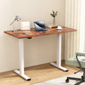 Motorised Dual Motor Standing Desk 120CM - Rustic Brown