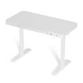 Motorised Electric Standing Desk 120cm with Drawer - White