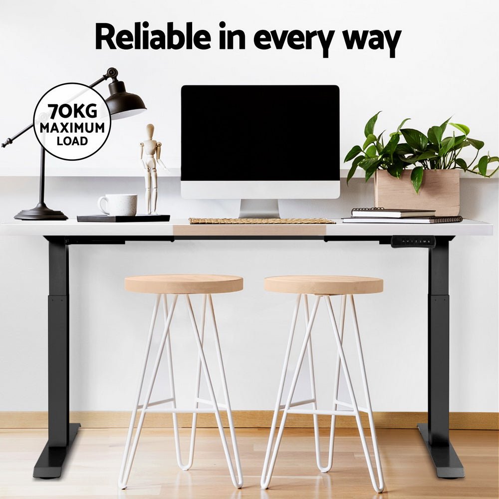 Standing Desk Motorised Electric Dual Motor 120CM - Furniture > Office - Rivercity House & Home Co. (ABN 18 642 972 209) - Affordable Modern Furniture Australia