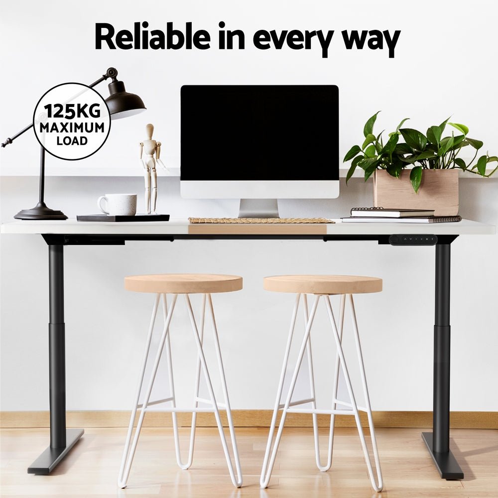 Standing Desk Motorised Electric Dual Motor 120CM - Furniture > Office - Rivercity House & Home Co. (ABN 18 642 972 209) - Affordable Modern Furniture Australia