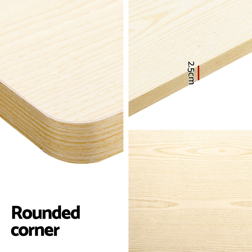 Standing Desk Motorised Electric Dual Motor White Oak 120CM - Furniture > Office > Desks - Rivercity House & Home Co. (ABN 18 642 972 209) - Affordable Modern Furniture Australia