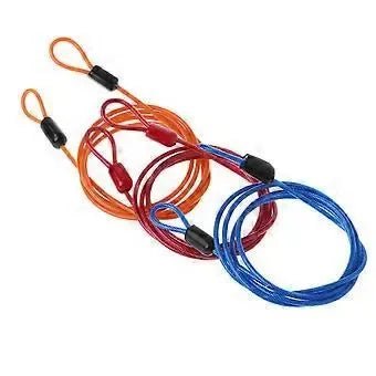 Steel Bicycle Security Cable Lock 1 m Flexible Anti-Theft Loop for Frames and Wheels - Blue - Sports & Fitness > Bikes & Accessories > Bicycle Parts - Rivercity House & Home Co. (ABN 18 642 972 209) - Affordable Modern Furniture Australia