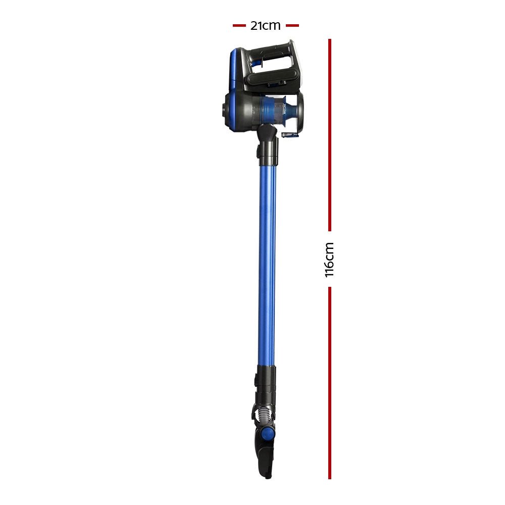 Stick Vacuum Cleaner Brushless Cordless 250W Blue - Appliances > Vacuum Cleaners > Stick Vacuums - Rivercity House & Home Co. (ABN 18 642 972 209) - Affordable Modern Furniture Australia