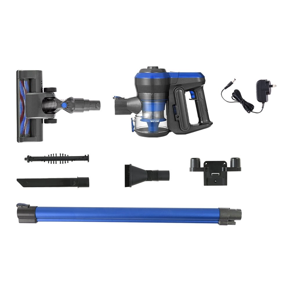 Stick Vacuum Cleaner Brushless Cordless 250W Blue - Appliances > Vacuum Cleaners > Stick Vacuums - Rivercity House & Home Co. (ABN 18 642 972 209) - Affordable Modern Furniture Australia