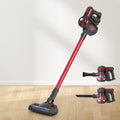 Brushless Cordless Stick Vacuum Cleaner 250W with Pivoting Head - Red