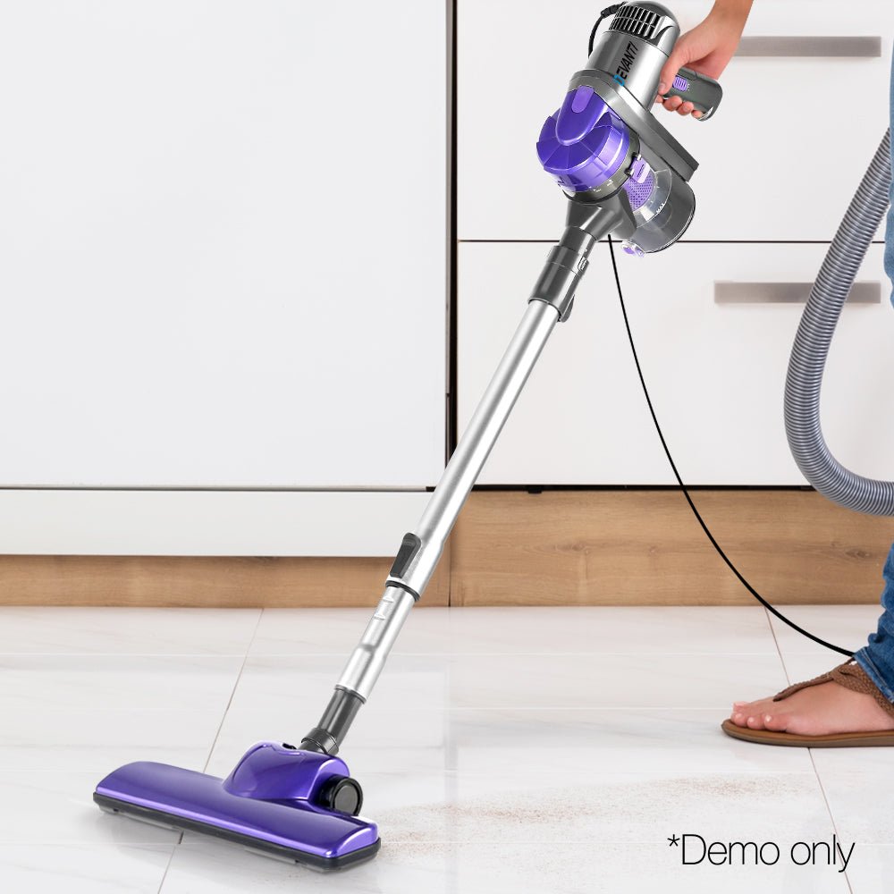 Stick Vacuum Cleaner Handheld Corded 450W Purple - Appliances > Vacuum Cleaners > Stick Vacuums - Rivercity House & Home Co. (ABN 18 642 972 209) - Affordable Modern Furniture Australia