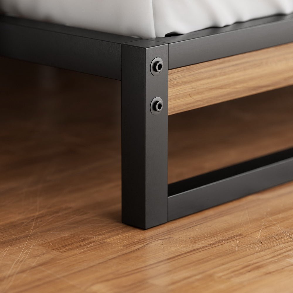 Stockton King Bed Frame - Rivercity House & Home Co. (ABN 18 642 972 209) - Affordable Modern Furniture Australia
