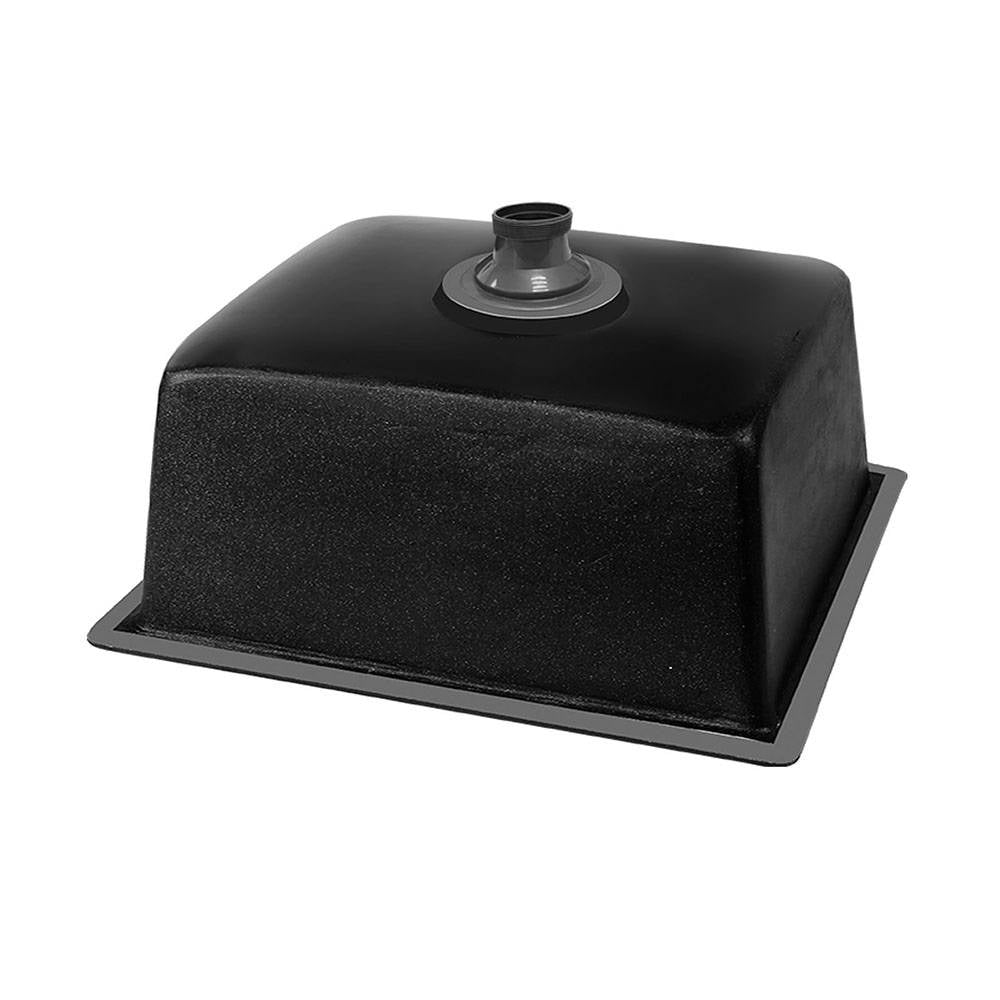 Stone Kitchen Sink 610X470MM Granite Under/Topmount Basin Bowl Laundry Black - Furniture > Bathroom > Sinks - Rivercity House & Home Co. (ABN 18 642 972 209) - Affordable Modern Furniture Australia