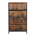 Storage Cabinet Tower Chest with 300 Pcs Drawers - Brown