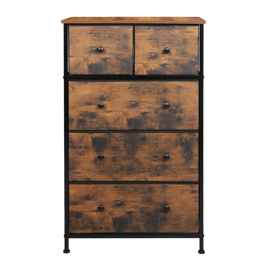 Storage Cabinet Tower Chest with 300 Pcs Drawers - Brown - Rivercity House & Home Co. (ABN 18 642 972 209) - Affordable Modern Furniture Australia