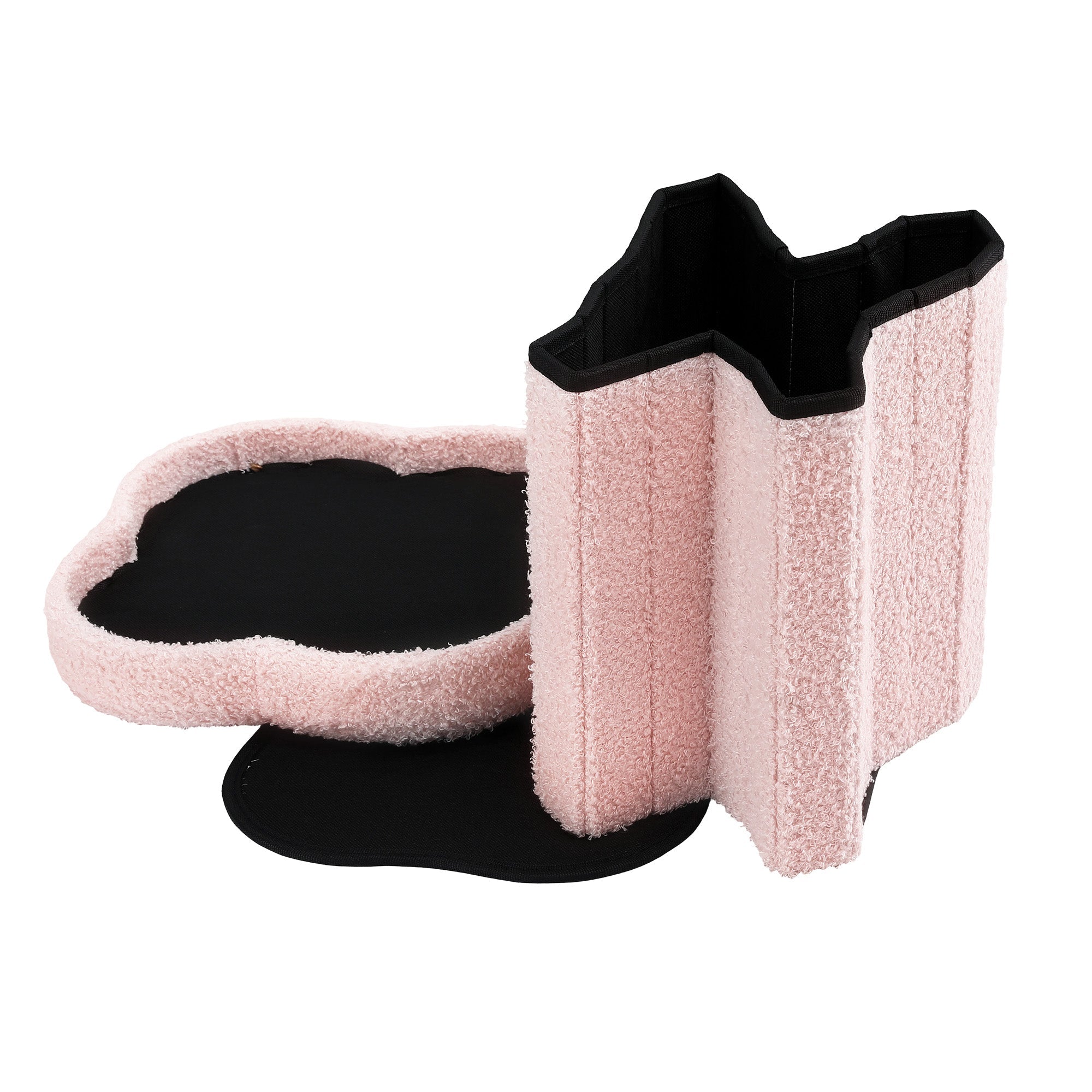 Storage Ottoman Foot Stool Foldable Pink - Furniture > Living Room > Ottomans & Footstools - Rivercity House & Home Co. (ABN 18 642 972 209) - Affordable Modern Furniture Australia