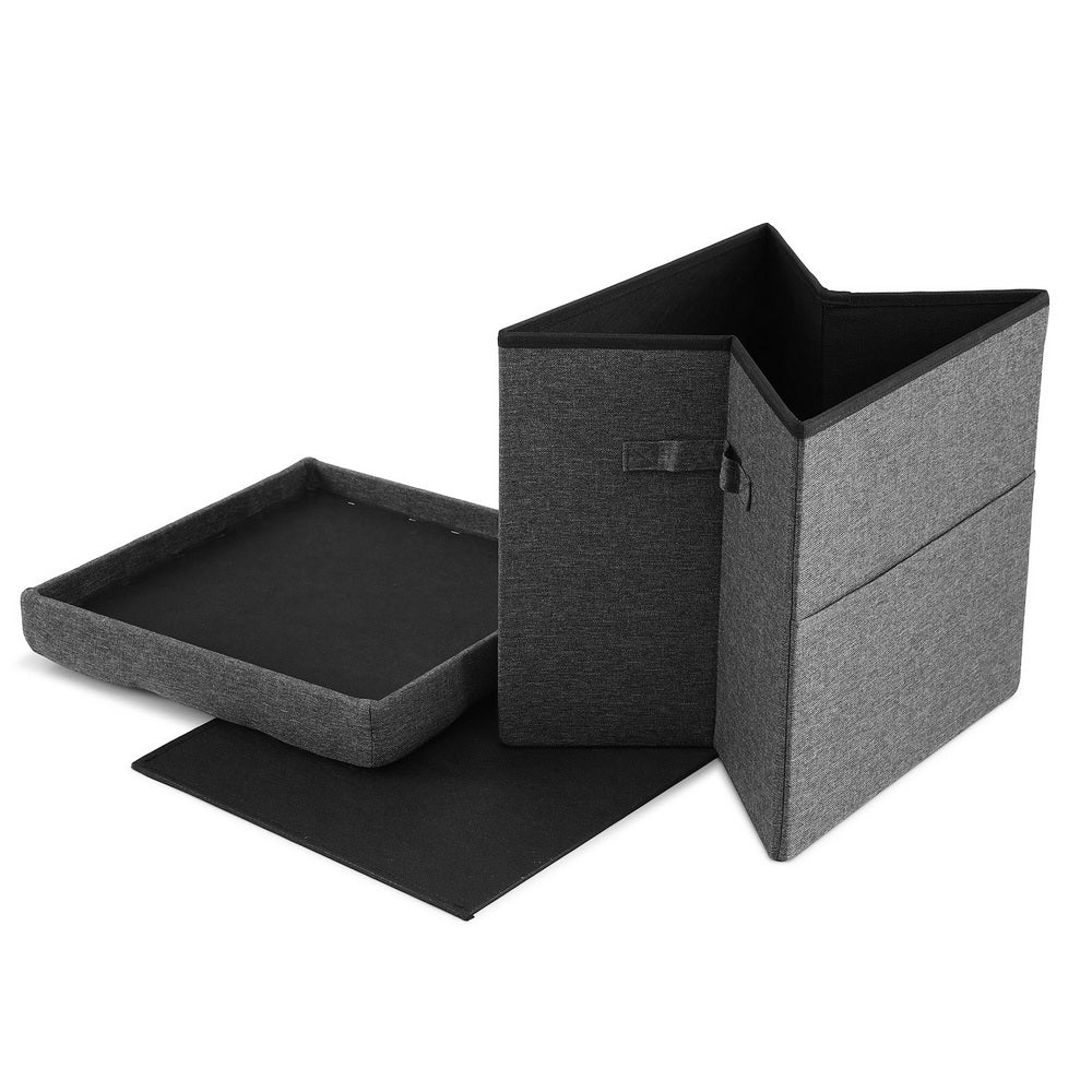 Storage Ottoman Rest Foot Stool Foldable - Furniture > Living Room > Ottomans & Footstools - Rivercity House & Home Co. (ABN 18 642 972 209) - Affordable Modern Furniture Australia
