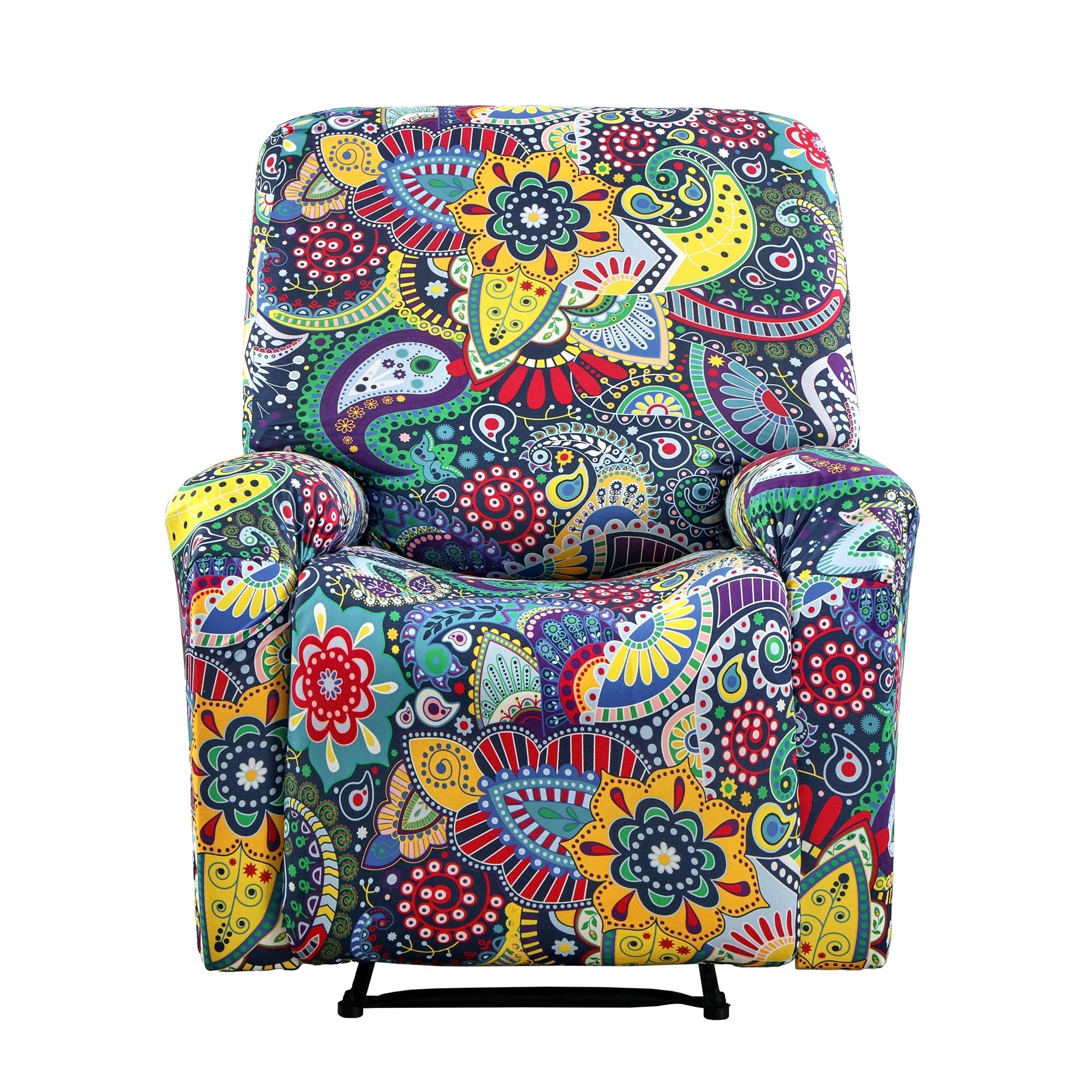 Stretch Kids Recliner Cover 4 - Pieces Recliner Chair Slipcovers Printed Polyester - Furniture > Bar Stools & Chairs > Arm Chairs & Recliners - Rivercity House & Home Co. (ABN 18 642 972 209) - Affordable Modern Furniture Australia