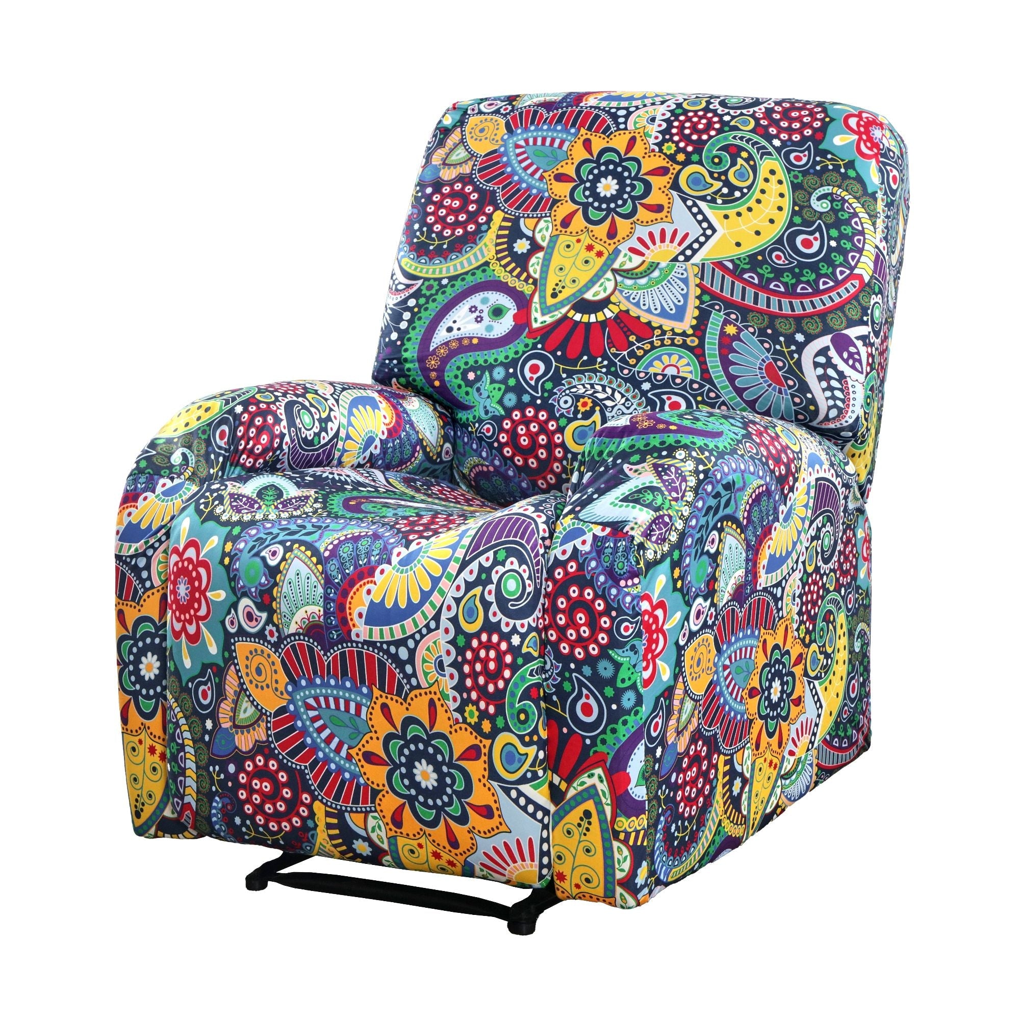 Stretch Kids Recliner Cover 4 - Pieces Recliner Chair Slipcovers Printed Polyester - Furniture > Bar Stools & Chairs > Arm Chairs & Recliners - Rivercity House & Home Co. (ABN 18 642 972 209) - Affordable Modern Furniture Australia