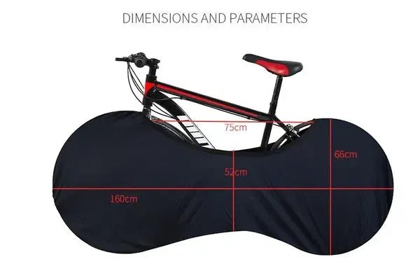 Stretch Polyester Spandex Indoor Bike Cover with Dust and Moisture Protection - Galaxy Print - Sports & Fitness > Bikes & Accessories > Bicycle Stands & Storage - Rivercity House & Home Co. (ABN 18 642 972 209) - Affordable Modern Furniture Australia