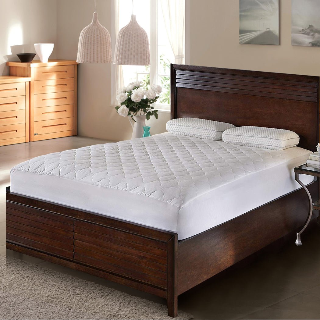 Super King Fitted Waterproof Mattress Protector - White - Rivercity House & Home Co. (ABN 18 642 972 209) - Affordable Modern Furniture Australia