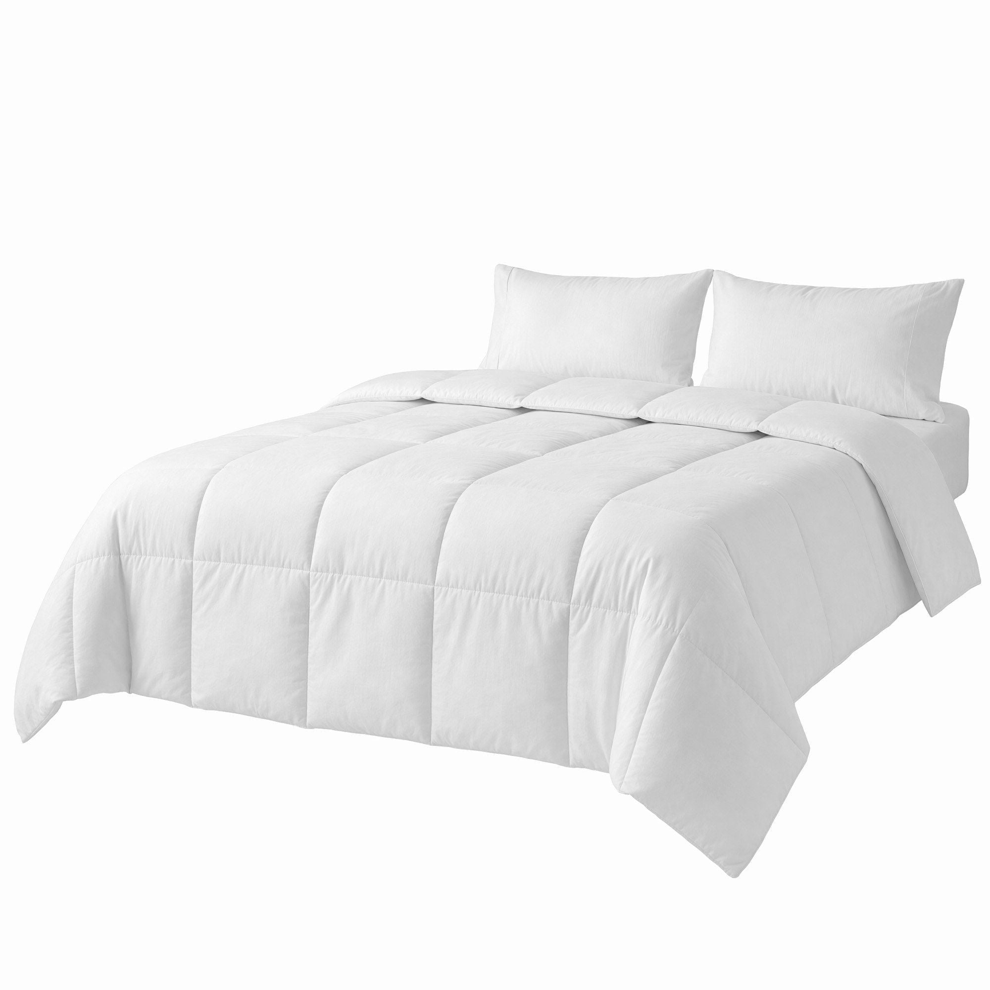 Super King Quilt, 200GSM Summer Duck Down Feather Doona Insert - Home & Garden > Bedding > Quilts & Duvets - Rivercity House & Home Co. (ABN 18 642 972 209) - Affordable Modern Furniture Australia