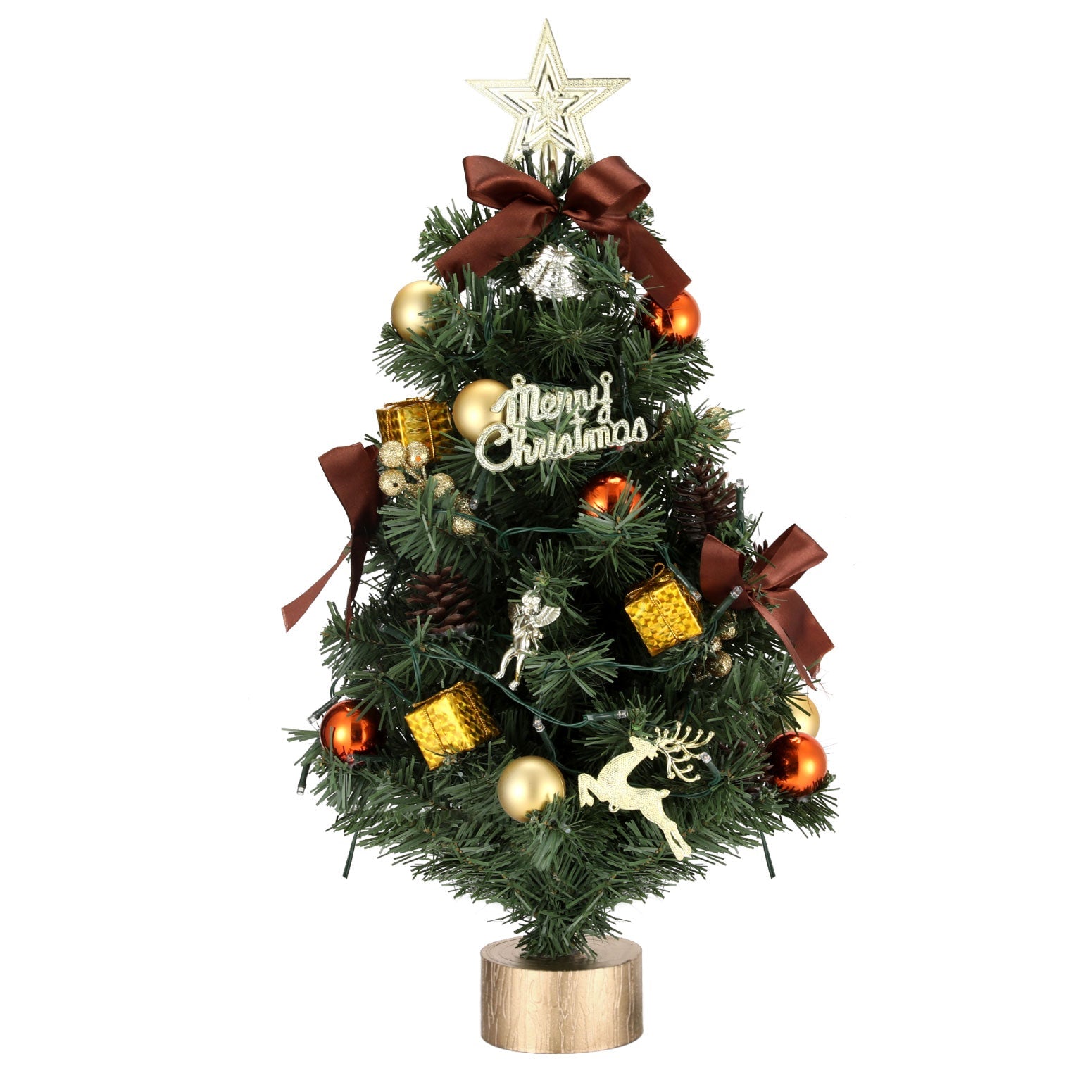 Tabletop Christmas Tree 60CM LED Xmas Tree Tree Topper Ornaments - Occasions > Christmas > Christmas Trees - Rivercity House & Home Co. (ABN 18 642 972 209) - Affordable Modern Furniture Australia