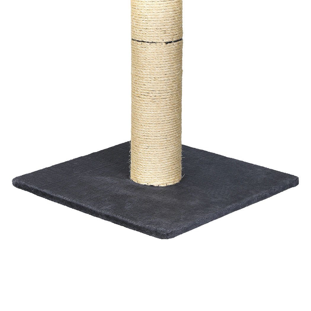 Tall Stable Cat Scratching Post with Sisal Rope for Large Cats - Dark Grey - Rivercity House & Home Co. (ABN 18 642 972 209) - Affordable Modern Furniture Australia