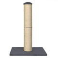 Tall Stable Cat Scratching Post with Sisal Rope for Large Cats - Dark Grey