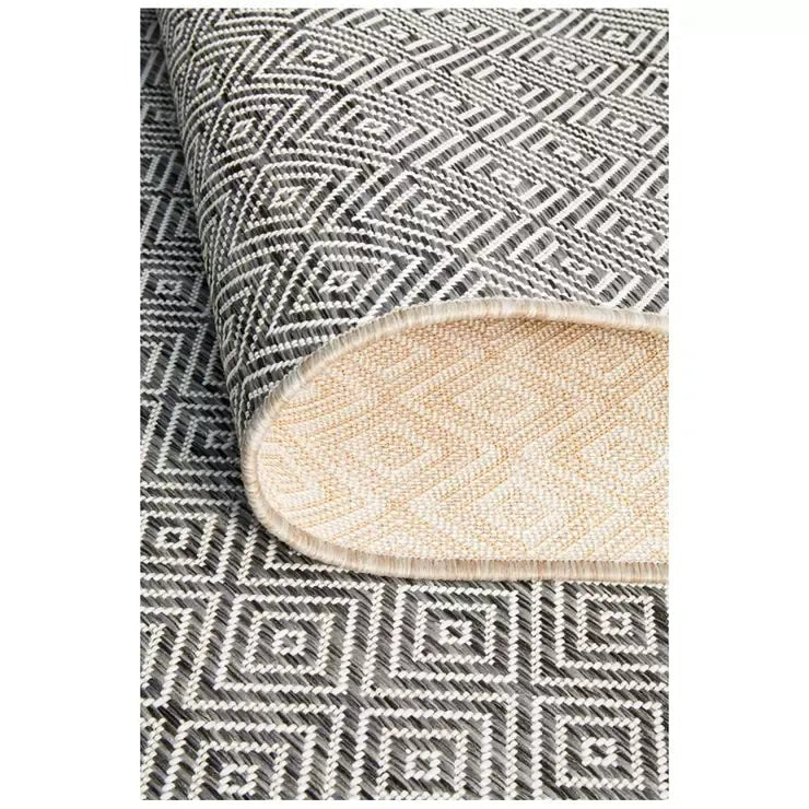 Terrace 5500 Rug 230 x 160cm for Indoor and Outdoor Use - Grey - Home & Garden > Rugs > Outdoor Rugs - Rivercity House & Home Co. (ABN 18 642 972 209) - Affordable Modern Furniture Australia