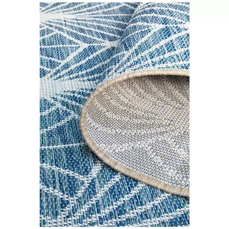Terrace Rug 290 x 200cm for Indoor and Outdoor Use - Blue - Home & Garden > Rugs > Outdoor Rugs - Rivercity House & Home Co. (ABN 18 642 972 209) - Affordable Modern Furniture Australia