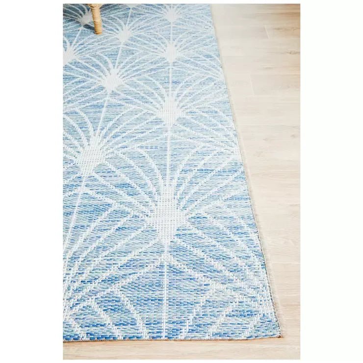 Terrace Rug 290 x 200cm for Indoor and Outdoor Use - Blue - Home & Garden > Rugs > Outdoor Rugs - Rivercity House & Home Co. (ABN 18 642 972 209) - Affordable Modern Furniture Australia