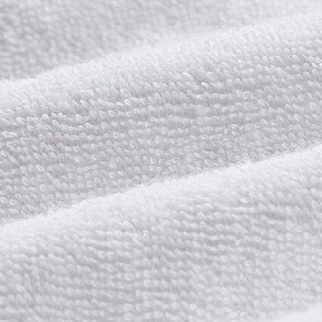 Terry Cotton Waterproof Fully Fitted Mattress Protector Medium - White - Rivercity House & Home Co. (ABN 18 642 972 209) - Affordable Modern Furniture Australia