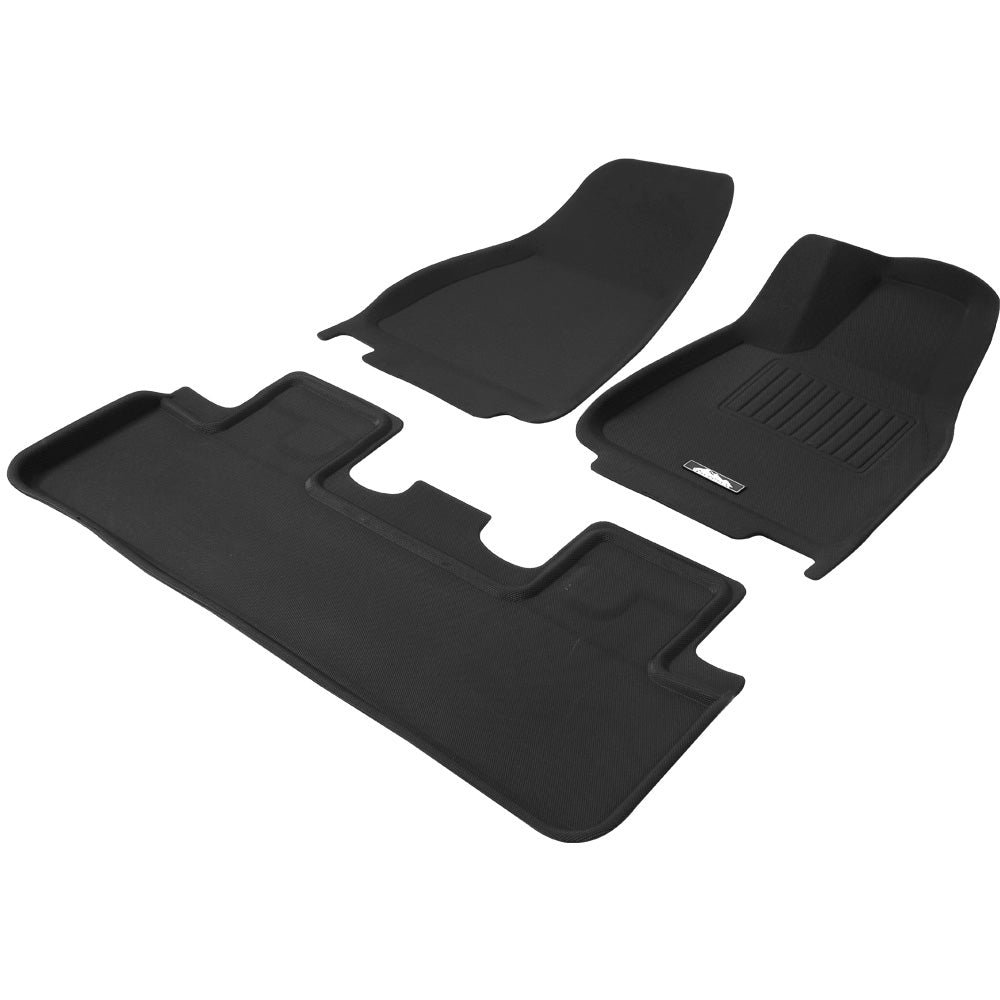 Tesla Model Y Rubber Mats Carpets Front Rear Set RHD 21 - 24 - Auto Accessories > Auto Accessories Others > Automotive Decor - Rivercity House & Home Co. (ABN 18 642 972 209) - Affordable Modern Furniture Australia