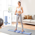 Thigh Hip Exerciser Home Ski Leg Trainer Machine Fitness Cardio Foldable