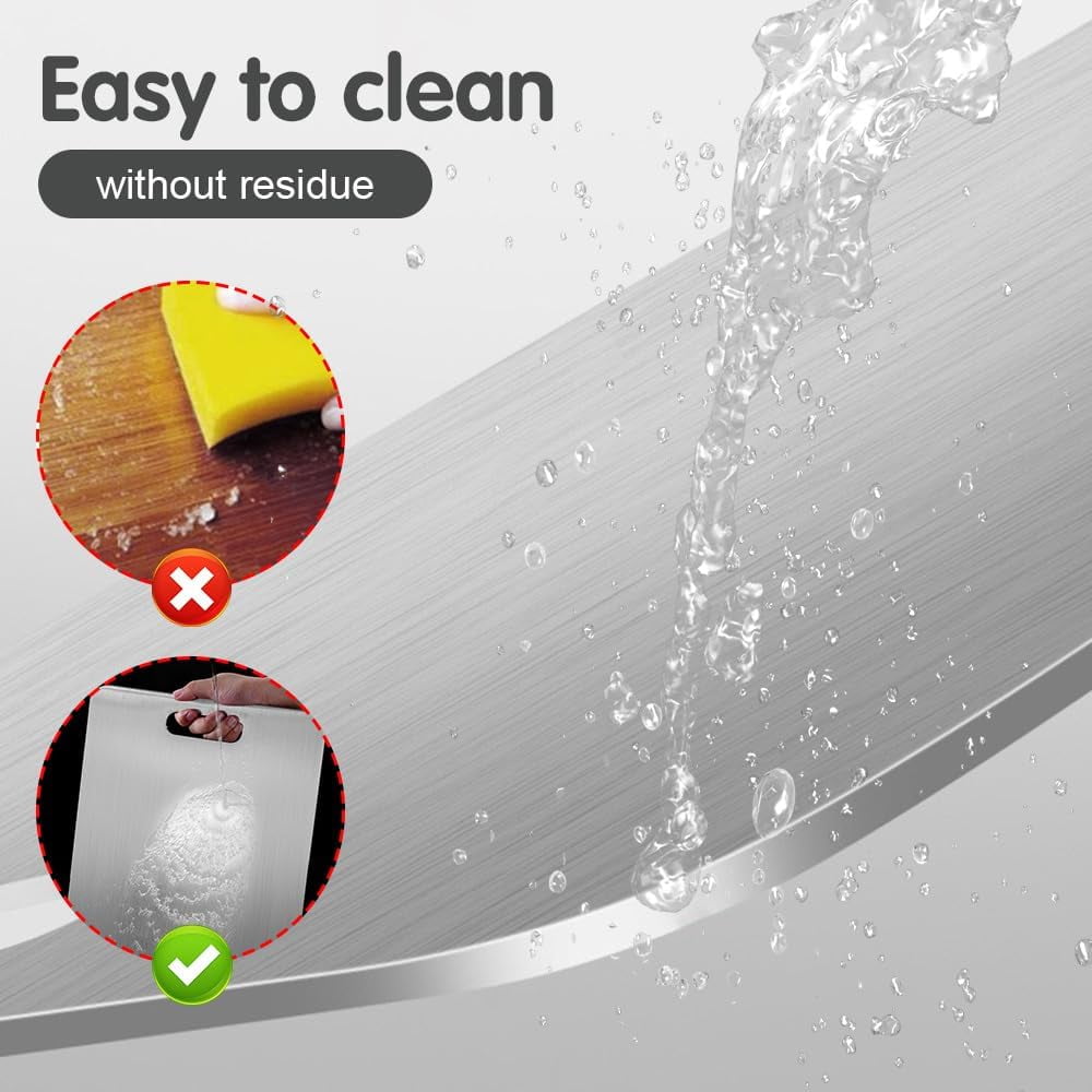 Titanium Cutting Board Double Sided Medical-Grade 15 x 11 in from Japan - Health & Beauty > Health & Wellbeing > Protective Equipment - Rivercity House & Home Co. (ABN 18 642 972 209) - Affordable Modern Furniture Australia